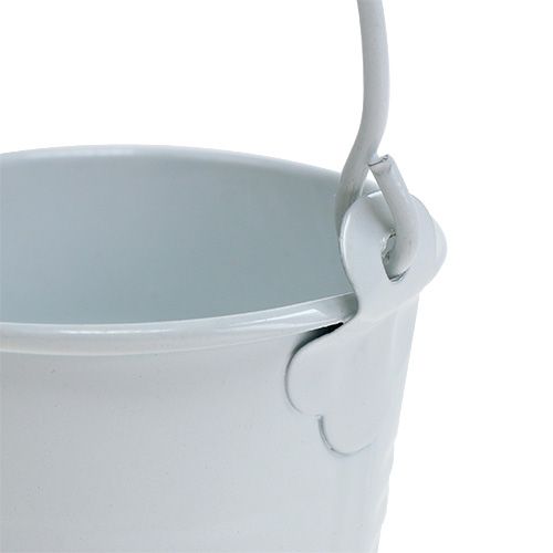 Floristik24 Mini kyblík bílý Ø6cm V6cm 12p