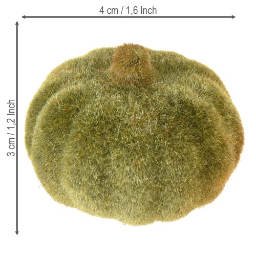 položky Mini dýňová dekorace s vločkovým vzorem, 6 barev, Ø4cm, 24 ks