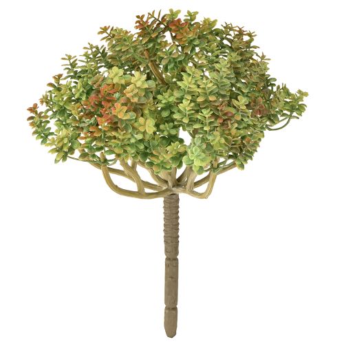 Mini sukulentní umělá zelená umělá rostlina se stonkem V23cm