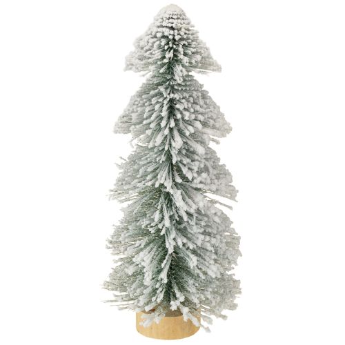 Floristik24 Mini vánoční stromeček LED vánoční jedle pokrytá sněhem 40 cm
