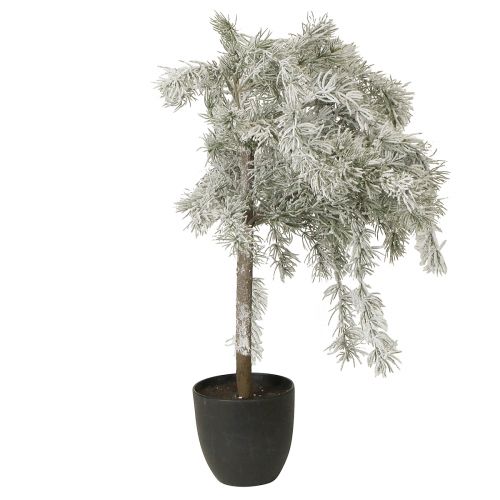 položky Mini vánoční stromeček z umělého cedrového sněhu v květináči, výška 60 cm