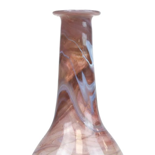 položky Mini skleněná váza váza na květiny fialová Ø7,5cm V15cm