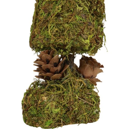 Floristik24 Mini vánoční stromeček umělá stolní dekorace mechový strom V18cm