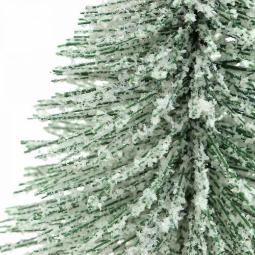 Floristik24 Dekorativní jedle, zimní dekorace, vánoční stromeček, advent H30 / 32cm Ø13,5cm sada 3 ks