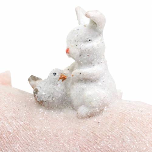 položky Dekorativní sada figurek prasátko se zvířecími kamarády 9,3 cm × 7,5 / 8,5 cm 2ks