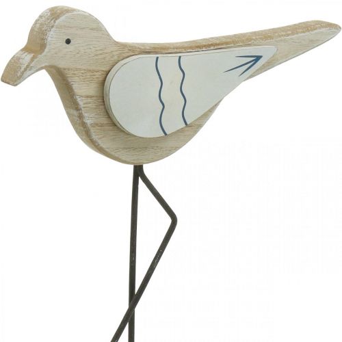 položky Mořská dekorace, deko racek ze dřeva, shabby chic, modrobílá V32cm