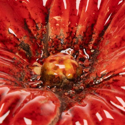 položky Keramická romantická dekorace vlčího květu do jarní zahrady a záhonů 31 cm 6 ks