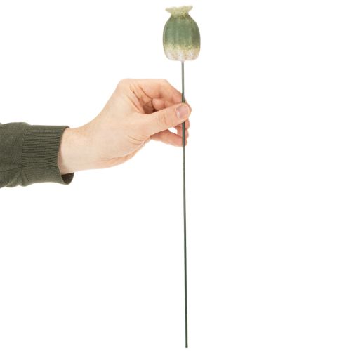 položky Dekorativní tyč z makových lusků pro sezónní eleganci zahrady nebo zvýraznění balkonu, 41 cm, 4 kusy