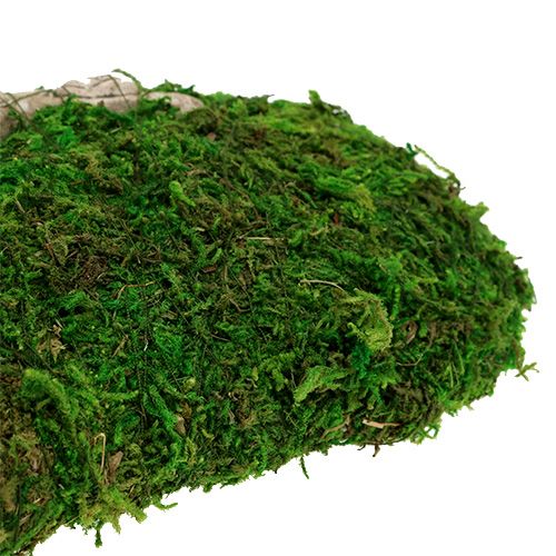 Floristik24 Mechové srdce s reliéfem růže 30cm