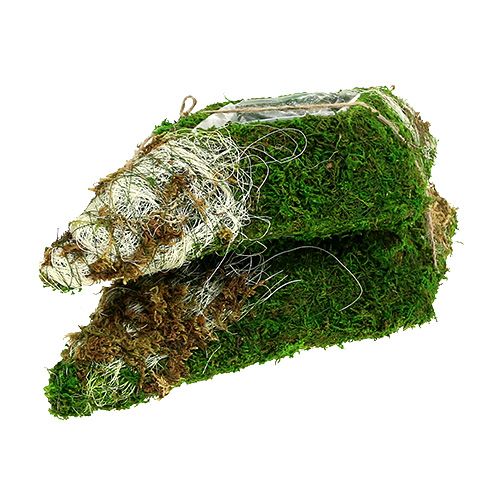 Floristik24 Mechový polštář kosočtverec 34cm x 19cm 2ks