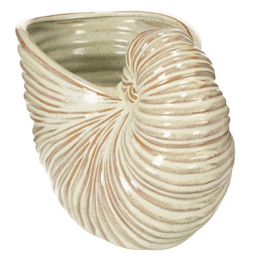 položky Keramický květináč s motivem šneka pro speciální aranžmá rostlin, 21 cm