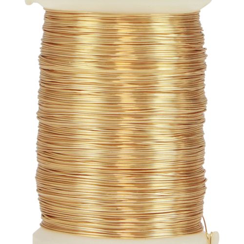 položky Květinářský drát myrtový drátek ozdobný drát zlatý 0,30mm 100g 3ks