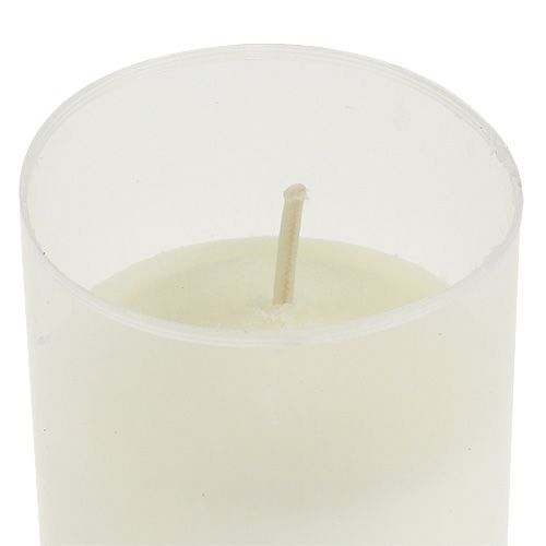 položky Náhradní svíčka na hrob světlá bílá H10cm 12 ks
