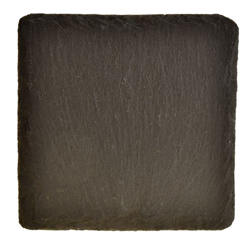 položky Talíř z přírodní břidlice čtvercové podtácky černé 10×10cm 6ks