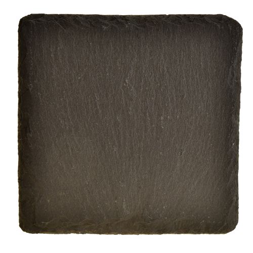 položky Talíř z přírodní břidlice čtvercové podtácky černé 10×10cm 6 ks