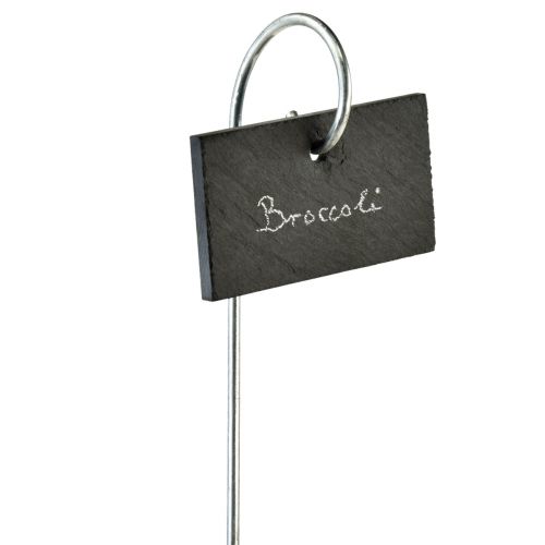 položky Přírodní břidlicové desky Plug Plant Signs Black 25cm