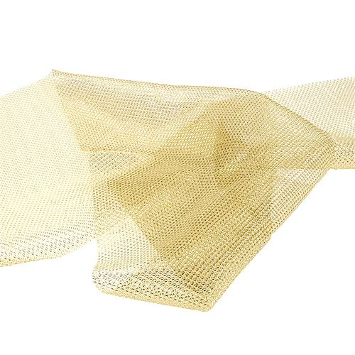 Floristik24 Síťová látka zlatá s třpytem 15cm 5m