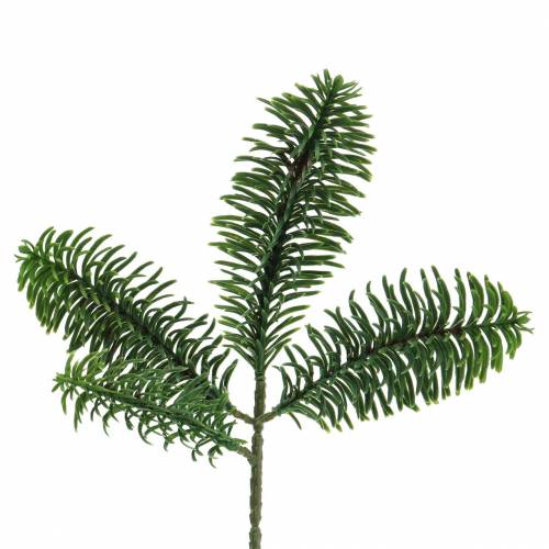 Větev jedle Nobilis umělá zelená 24cm 12ks