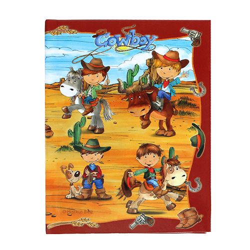 Floristik24 Zápisník pro kluky Cowboy A6 1p