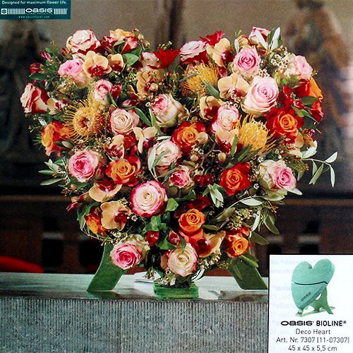 položky OASIS® Bioline® Deco a titanové srdce 45cm
