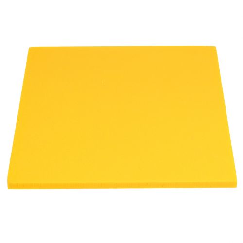 Květinové pěnové designové panely zásuvná velikost žlutá 34,5 cm × 34,5 cm 3ks