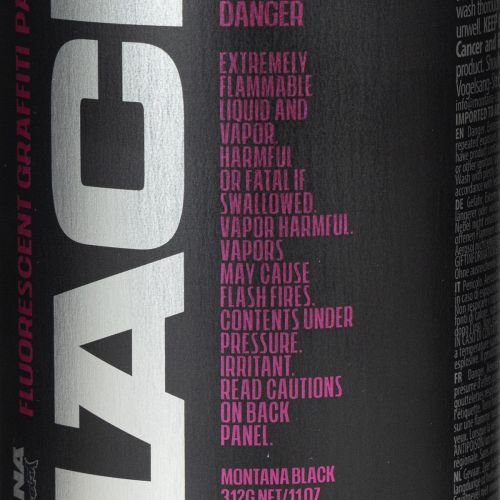 položky Barva ve spreji, fluorescenční neonově růžová, Montana plechovky 400ml