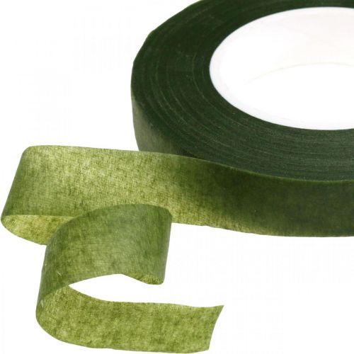 položky OASIS® Flower Tape, květinová páska, samolepící, mechově zelená š13mm d27,5cm 2ks