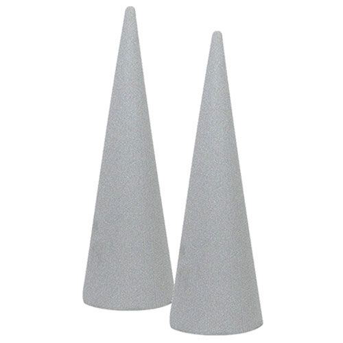 položky Květinový pěnový kužel suchá květinová hmota V50cm 2 ks