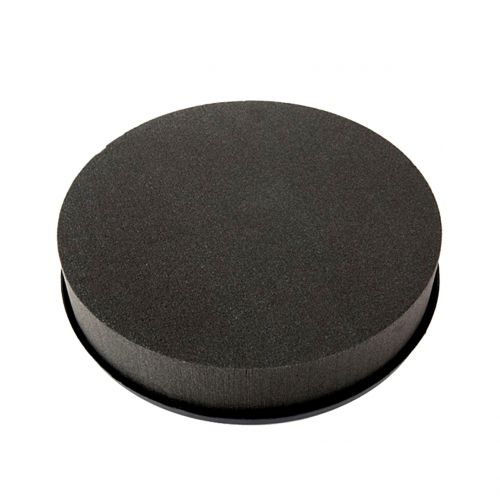 Floristik24 Rozměry zástrčky válec černá zástrčka pěnová Ø22cm V5cm 2ks