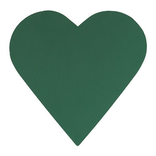 položky Květinové pěnové srdce květinově zelené 46cm x 45cm 2ks