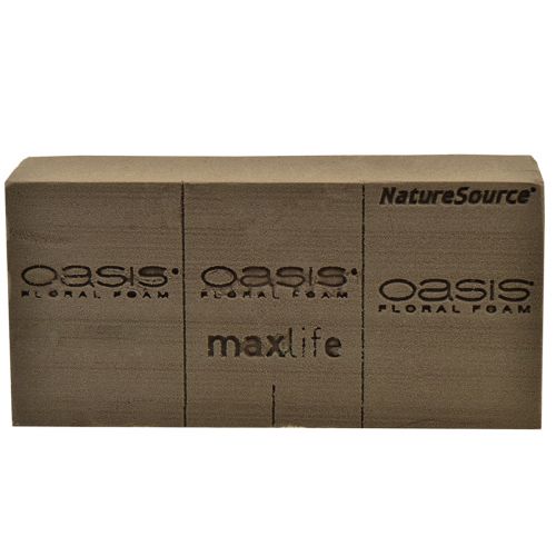položky Oasis NatureSource Maxlife Floral Foam Brick Brown 23×11×7,5cm 1ks