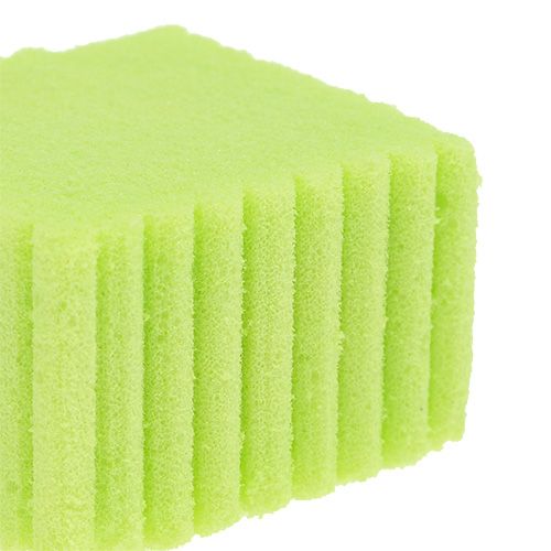 Floristik24 Květinové pěnové jednohubky světle zelené V3cm 5cm-7cm 45ks