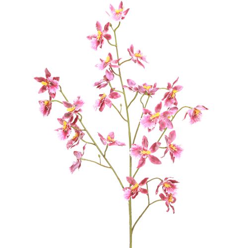 Floristik24 Oncidium Umělá dekorace Orchideje růžová fialová 93cm 2ks
