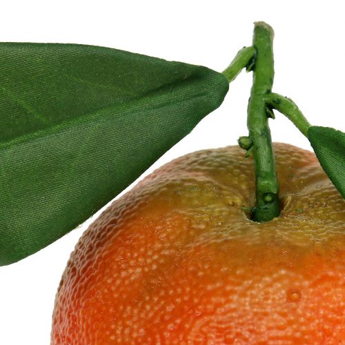 Floristik24 Oranžová s listem 7cm 4ks