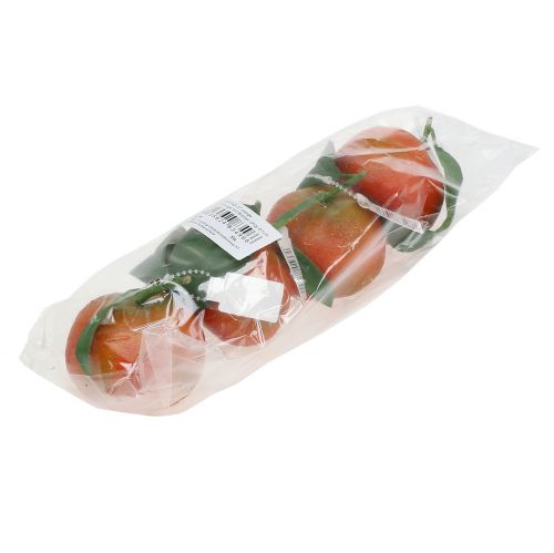 Floristik24 Oranžová s listem 7cm 4ks