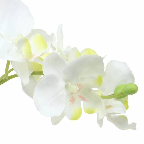 položky Orchideje bílé v květináči umělá rostlina H35cm