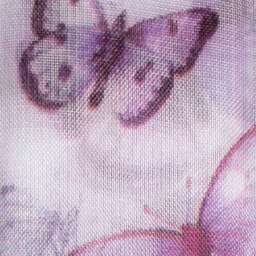 položky Organzová stuha, šifonová stuha, motýli, fialová, 40mm, 18m