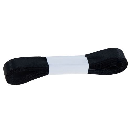 položky Deko stuha dárková stuha černá stuha lem 15mm 3m