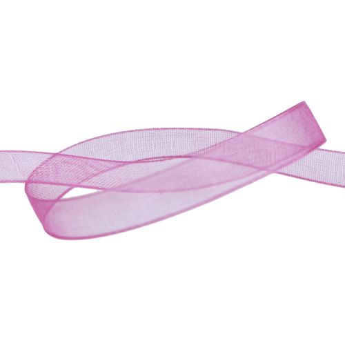 Floristik24 Organzová stuha lilková 7mm 50m