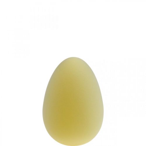 položky Dekorace velikonočních vajíček vajíčko světle žluté plastové vločkované 20cm