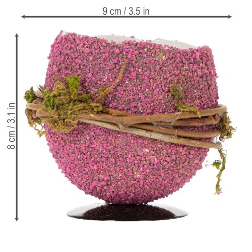 položky Dekorativní miska na velikonoční vajíčka pro jarní nebo velikonoční dekoraci stolu, 9 cm, 4 kusy