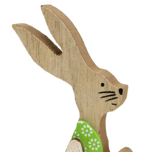 položky Velikonoční zajíček ze dřeva sedící 11cm 8 ks