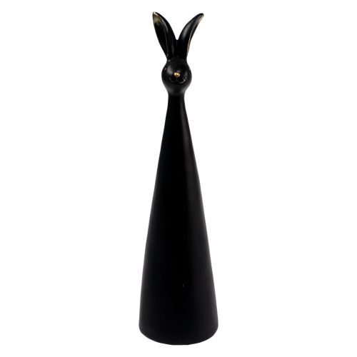 položky Velikonoční zajíček černozlatý Velikonoční dekorace zajíček Ø10cm V42cm
