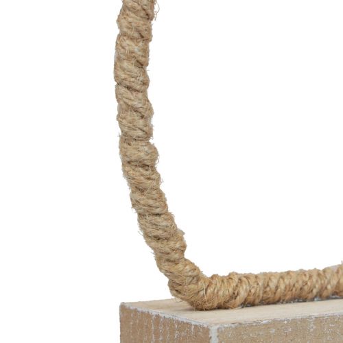položky Dekorace na stůl velikonoční zajíček Velikonoční drátěná dekorace boho zajíček 32cm