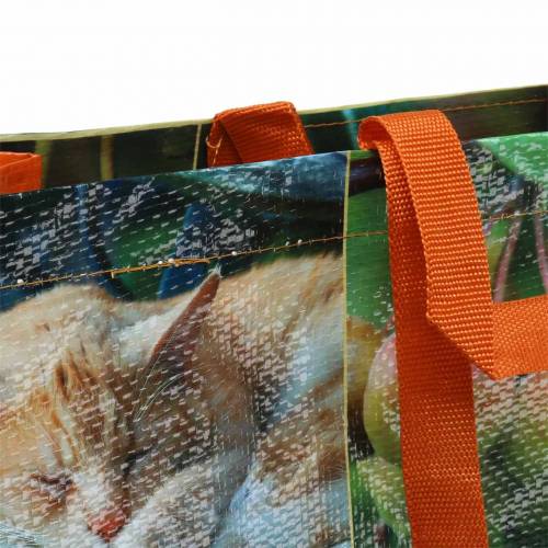 Floristik24 Nákupní taška s plastovými uchy na piknik 45×20×44cm