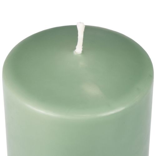 položky PURE sloupová svíčka zelená smaragdová Svíčky Wenzel 90/60mm