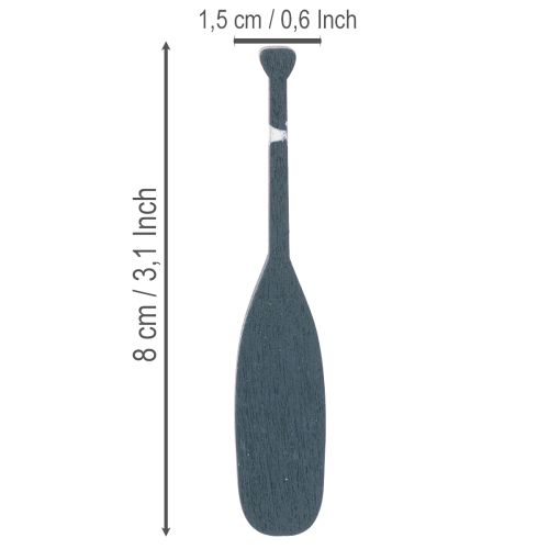 Miniaturní dekorace ve tvaru pádla pro námořní dekoraci, 8 cm, 18 kusů | Floristik24.cz