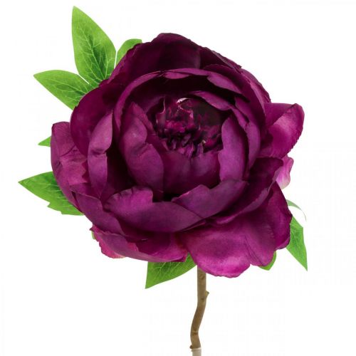 Floristik24 Paeonia, umělý květ pivoňky Růžová pivoňka Ø11cm L45cm