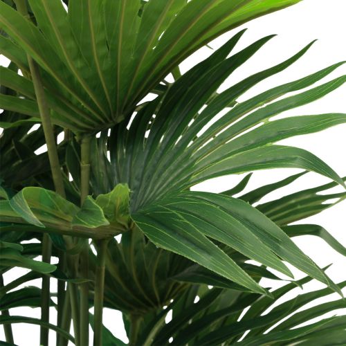 Floristik24 Palmový dekorativní vějíř palmové umělé rostliny květináč zelený 80cm