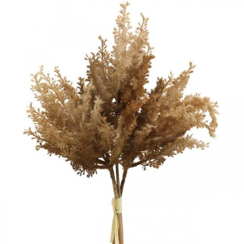 Floristik24 Umělá pampová tráva hnědá suchá dekorace okrasná tráva 35cm 4ks
